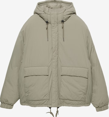 Veste d’hiver Pull&Bear en vert : devant