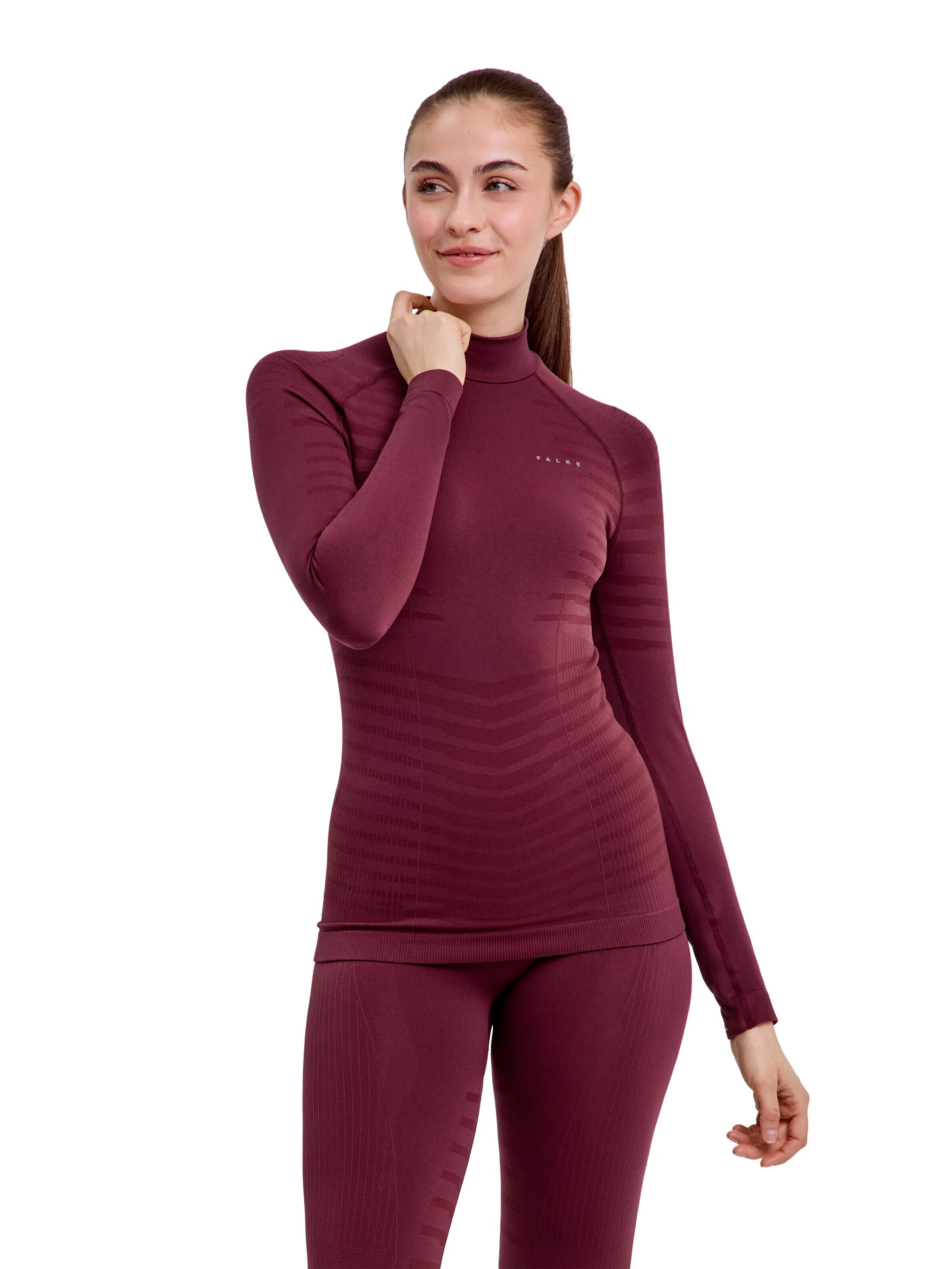 FALKE Base Layer in Red: front