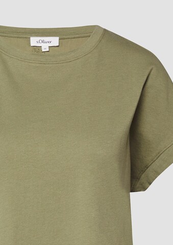 T-shirt s.Oliver en vert