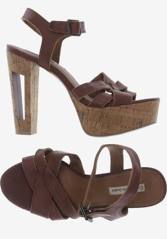 Calvin Klein Jeans Sandals & High-Heeled Sandals in 36 in Brown: front