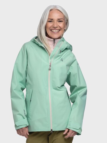 Veste outdoor ' 2L Jacket Ankelspitz L ' Schöffel en vert : devant