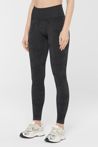 SENSES.THE LABEL Skinny Leggings in Black: front