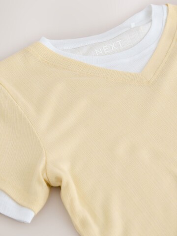 T-shirt Next en jaune