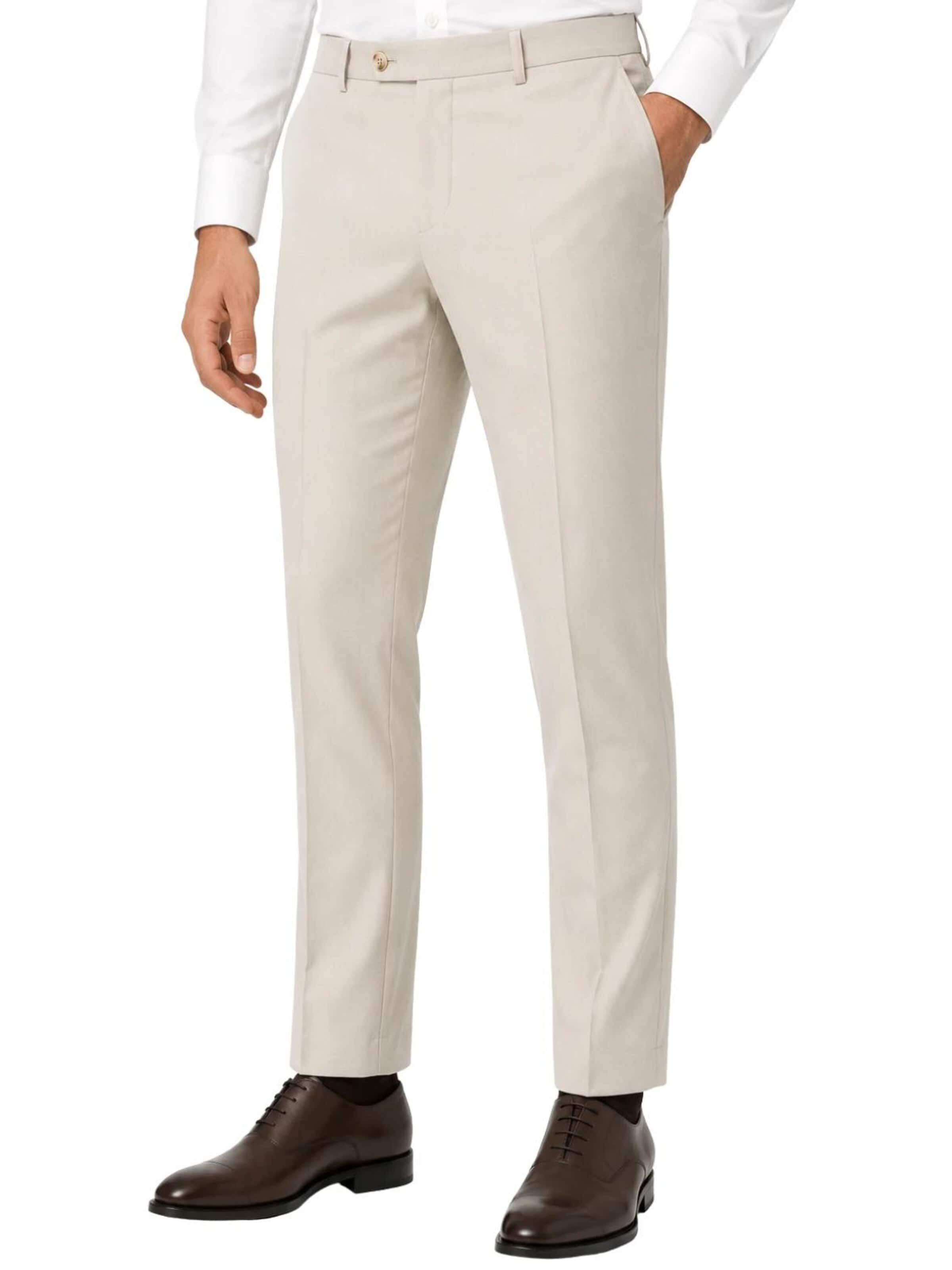 Guild Slim fit Suit 'Extra Slim fit Business Anzug' in Beige