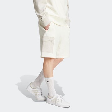 ADIDAS SPORTSWEAR Loosefit Παντελόνι φόρμας 'ALL SZN' σε λευκό