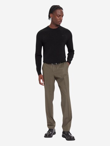 Calvin Klein Trui 'LS MERINO CREW LV04LB305G' in Zwart