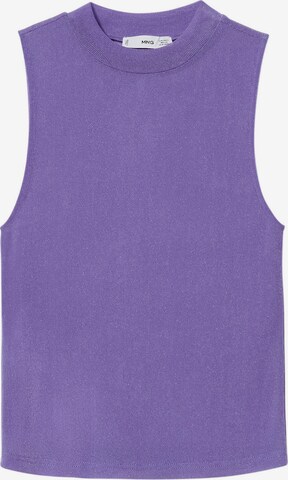 MANGO Knitted Top 'AGATA' in Purple: front