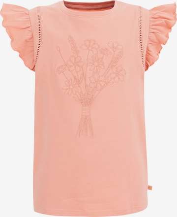 T-Shirt WE Fashion en rose : devant