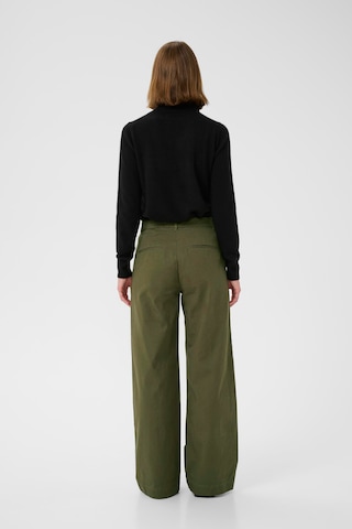 InWear Wide Leg Hose 'Nicky' in Grün