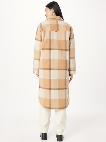 RIP CURL Between-Seasons Coat 'BREEZE CHECK' in Beige