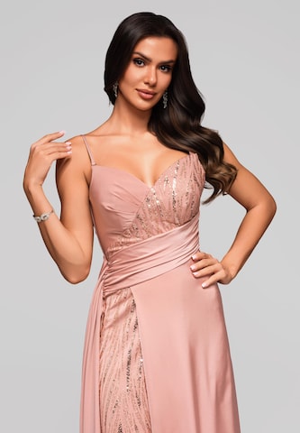 Ombre Avondjurk in Roze