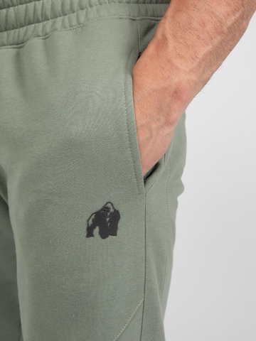 Loosefit Pantaloni sportivi 'Leon' di Gorilla Wear in verde