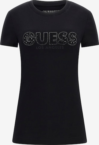 GUESS T-Shirt 'Sangallo' in Schwarz: predná strana