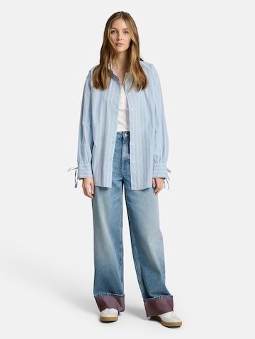 TOM TAILOR DENIM Blouse in Blauw
