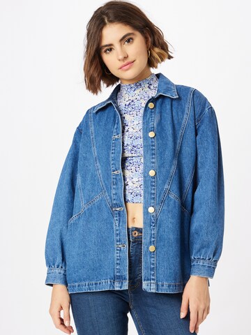 La petite étoile Between-season jacket in Blue: front