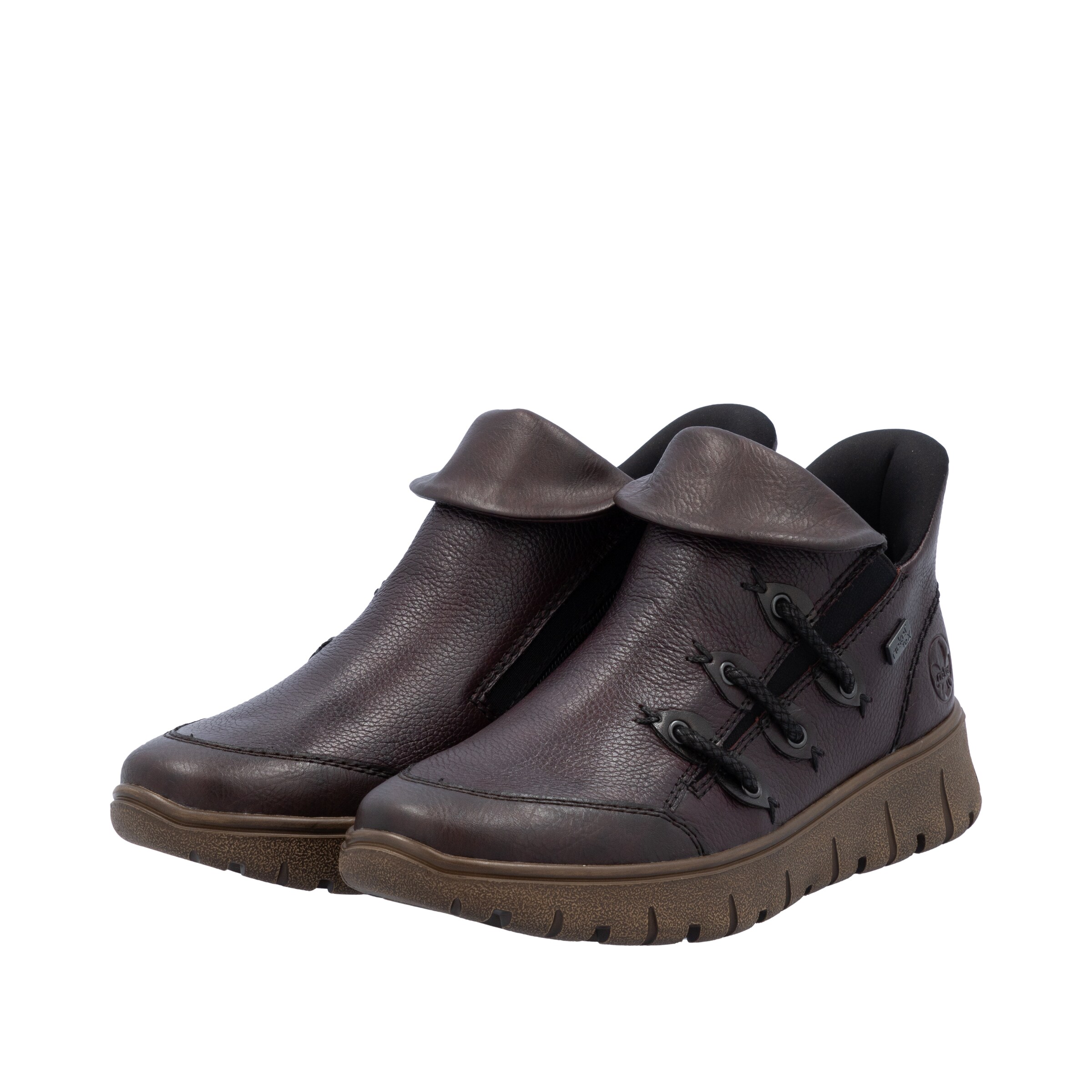 Bottines 'N1353' Rieker en rouge