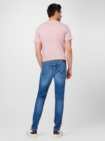 Skinny Jean 'FINSBURY' Pepe Jeans en bleu