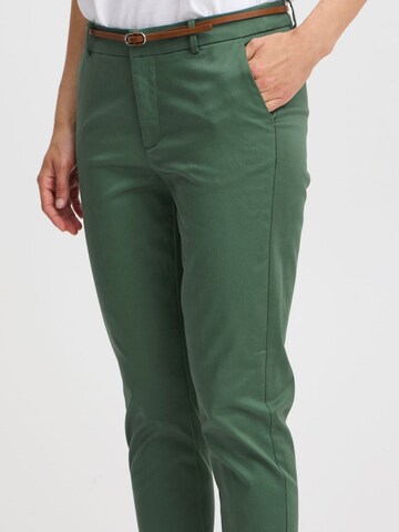 b.young Slim fit Chino trousers 'Days' in Green