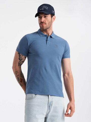 T-Shirt 'OM-POBS-0100' Ombre en bleu : devant