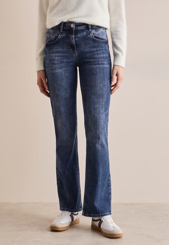 CECIL Boot cut Jeans in Blue: front