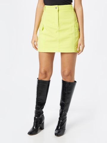 Jupe Nasty Gal en jaune : devant