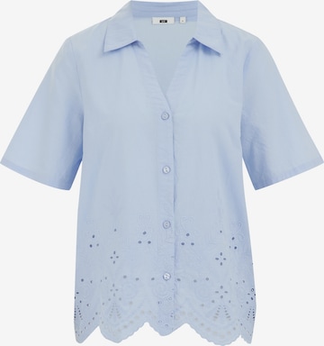 mėlyna WE Fashion Palaidinė: priekis