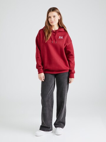 UNDER ARMOUR Bluzka sportowa 'Essential' w kolorze czerwony