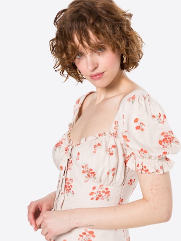 Robe d’été 'Lucinta' Bardot en beige