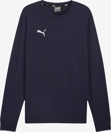 PUMA Athletic Sweatshirt 'TeamGoal' in Blue: front