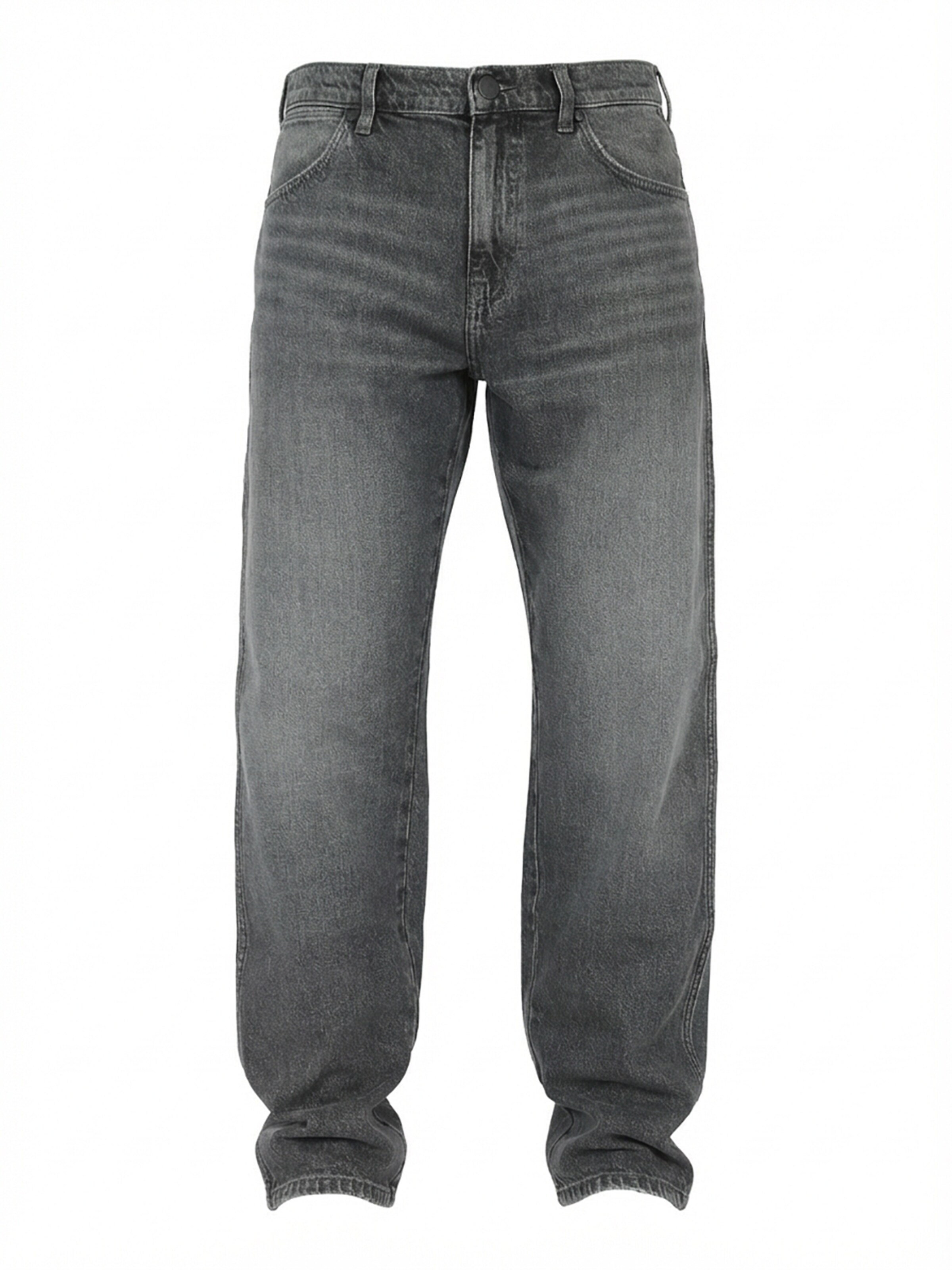 WRANGLER - Calças de ganga 'RELAXED FRONTIER' em cinzento: frente