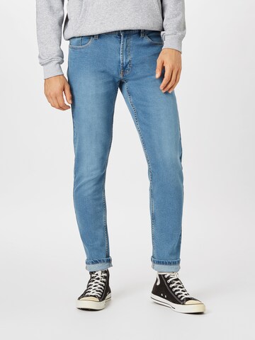 Denim Project Slimfit Jeans 'Mr. Red' in Blauw: voorkant