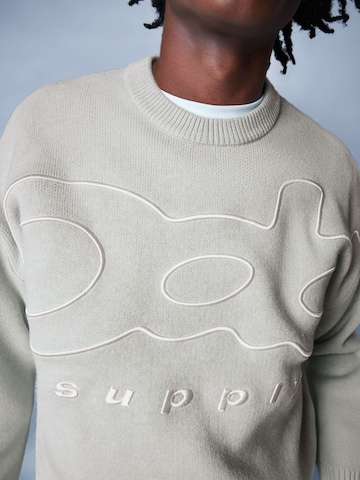 Bershka Sweter w kolorze szary