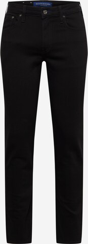 SCOTCH & SODA Slimfit Jeans 'Skim' in Zwart: voorkant