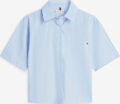 TOMMY HILFIGER Pusero 'ESS' värissä vaaleansininen / valkoinen, Tuotenäkymä
