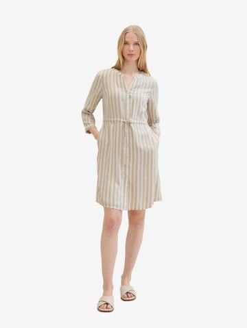 TOM TAILOR Kleid in Beige