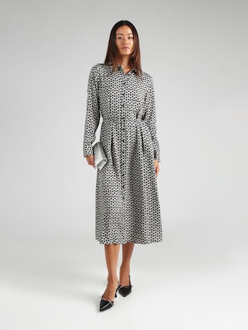 Robe-chemise COMMA en noir : devant