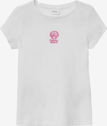 s.Oliver Shirt in Weiß: Vorderseite