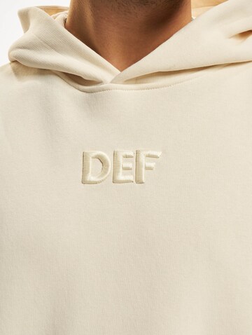 Sweat-shirt DEF en blanc