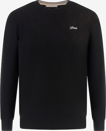 GUESS Pulover 'Valentine' | črna barva: sprednja stran