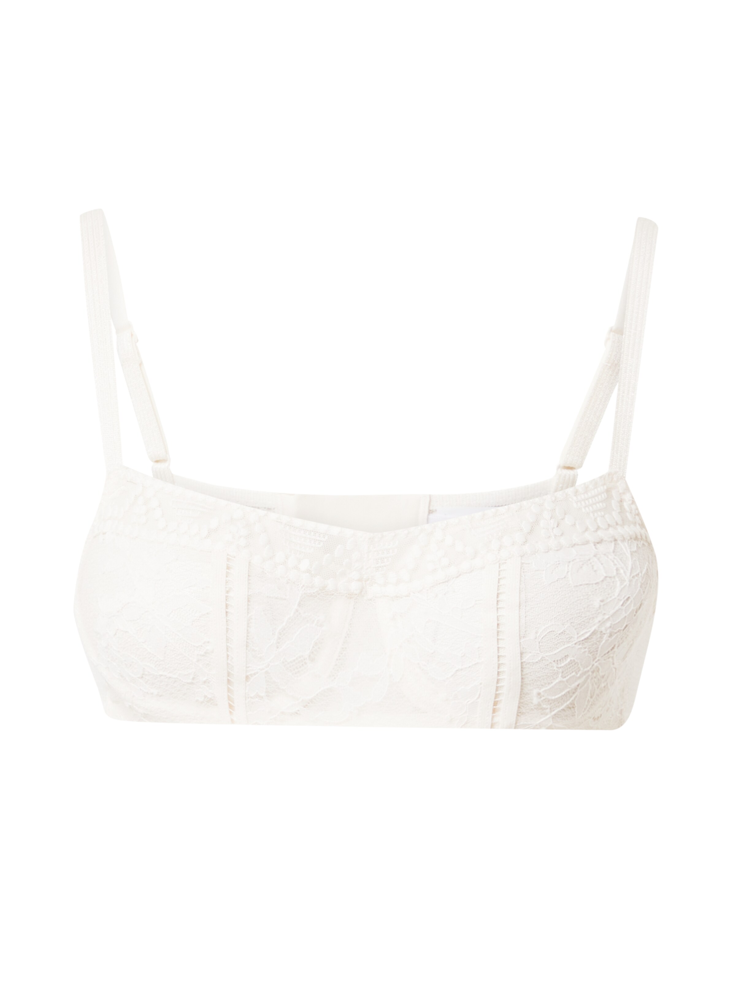 PASSIONATA - Bustier Sujetador en blanco: frente