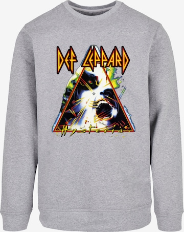 Sweat-shirt 'Def Leppard Hysteria' F4NT4STIC en gris : devant