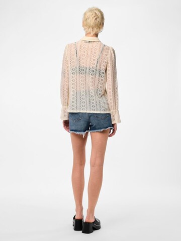PIECES Blouse 'ALARA' in Beige