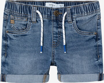 NAME IT Regular Broek 'Ryan' in Blauw: voorkant