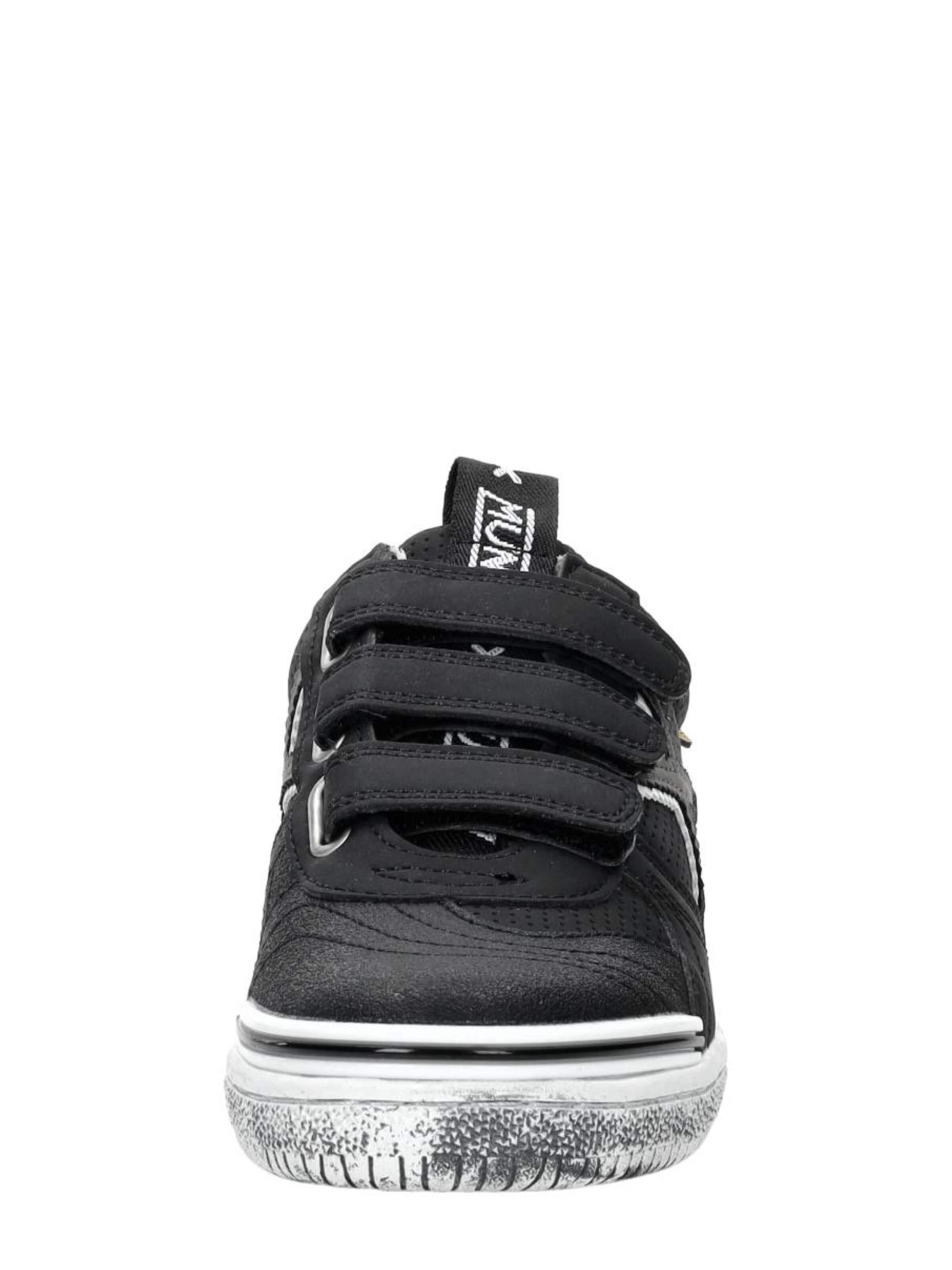 MUNICH Sneakers 'Klittenband Laag' in Zwart