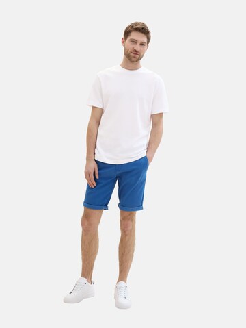 TOM TAILOR Slimfit Chino in Blauw