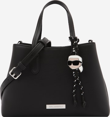 Karl LagerfeldRučna torbica 'IKON' - crna boja: prednji dio