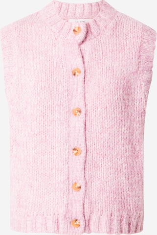 TOPSHOP Neuleliivi 'TSFIONA' värissä vaaleanpunainen: etupuoli