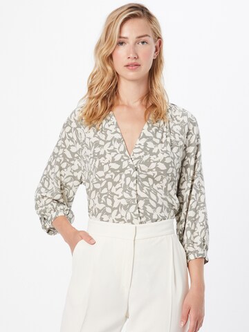 s.Oliver Blouse in Groen: voorkant