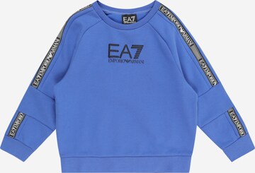 EA7 Emporio Armani Sweatshirt in Blue: front