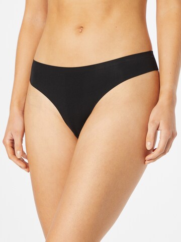 LingaDore Thong in Black: front